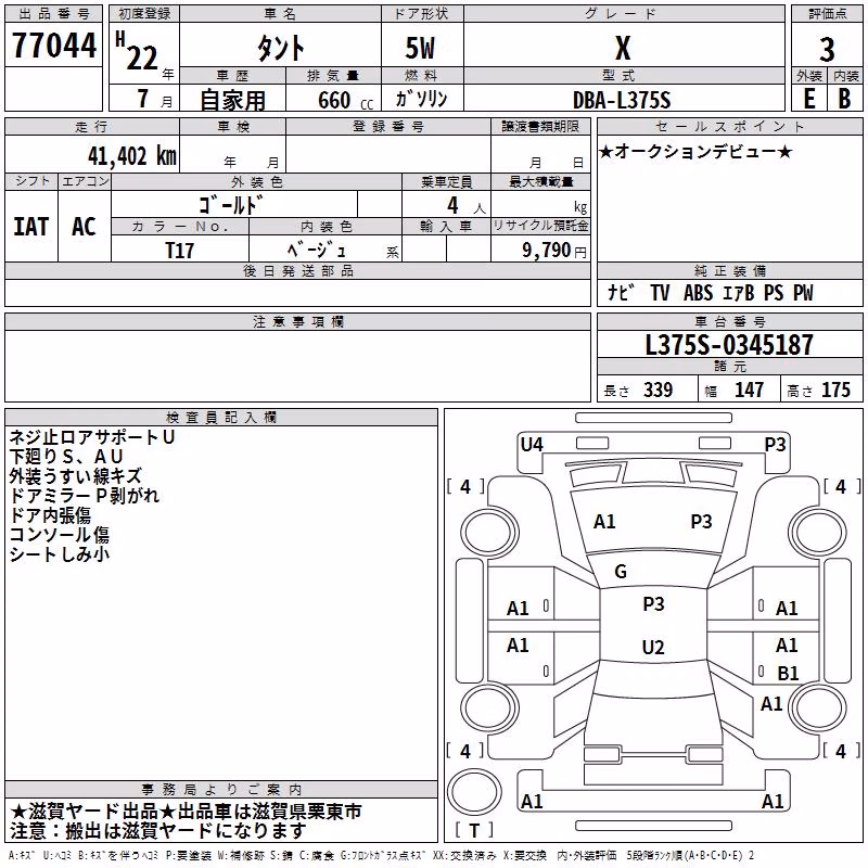 DAIHATSU TANTO