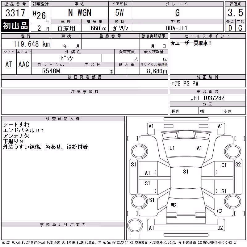 HONDA N-WGN