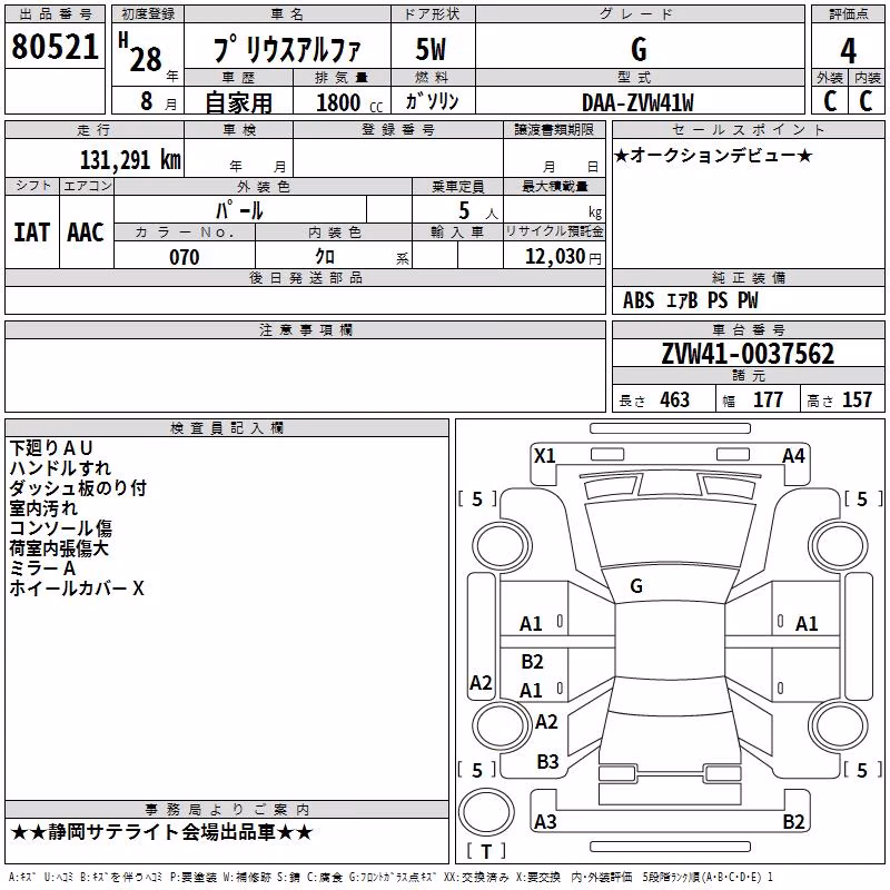 TOYOTA PRIUS ALPHA
