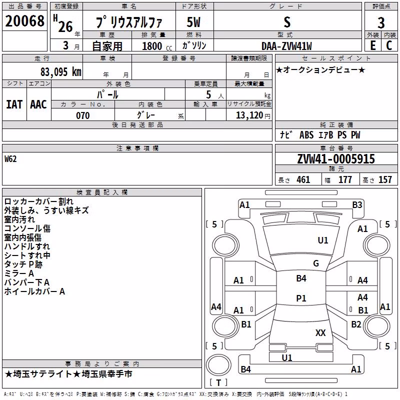 TOYOTA PRIUS ALPHA