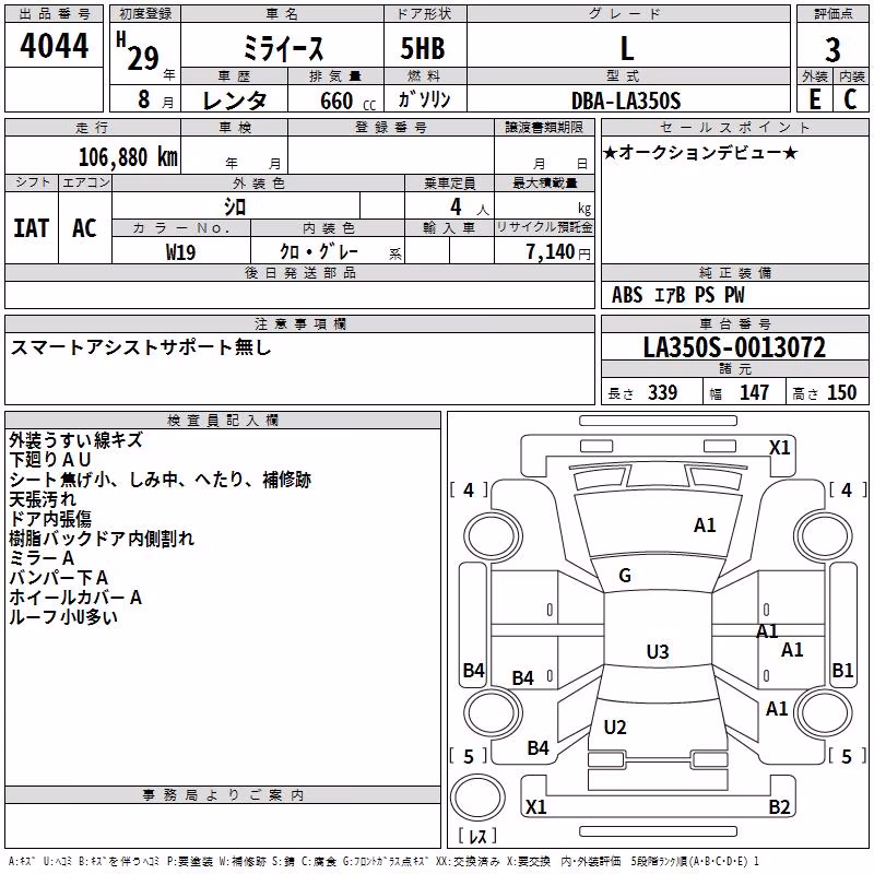 DAIHATSU MIRA E:S