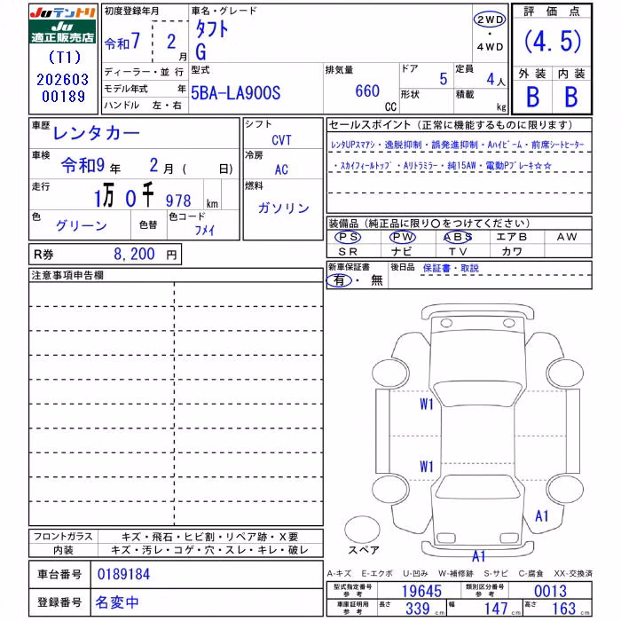 DAIHATSU TAFT