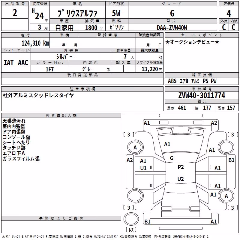 TOYOTA PRIUS ALPHA