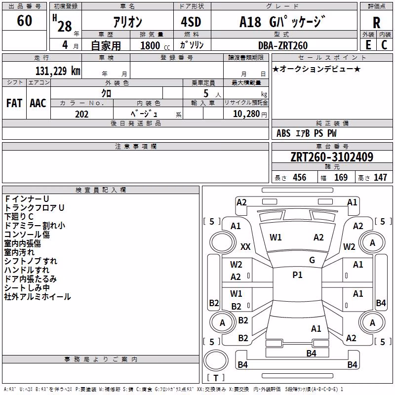 TOYOTA ALLION