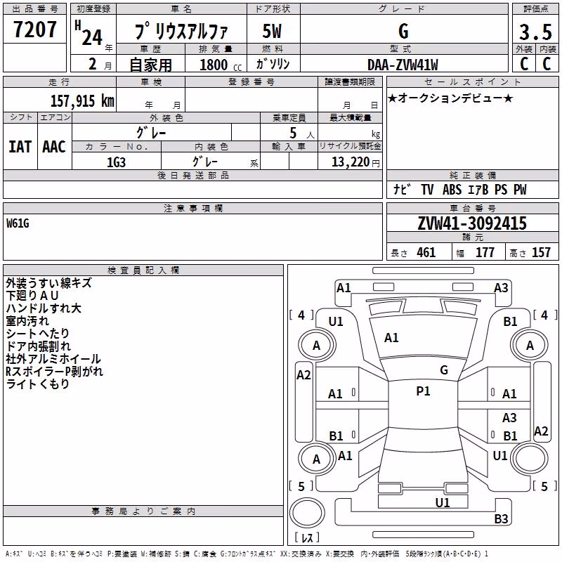 TOYOTA PRIUS ALPHA