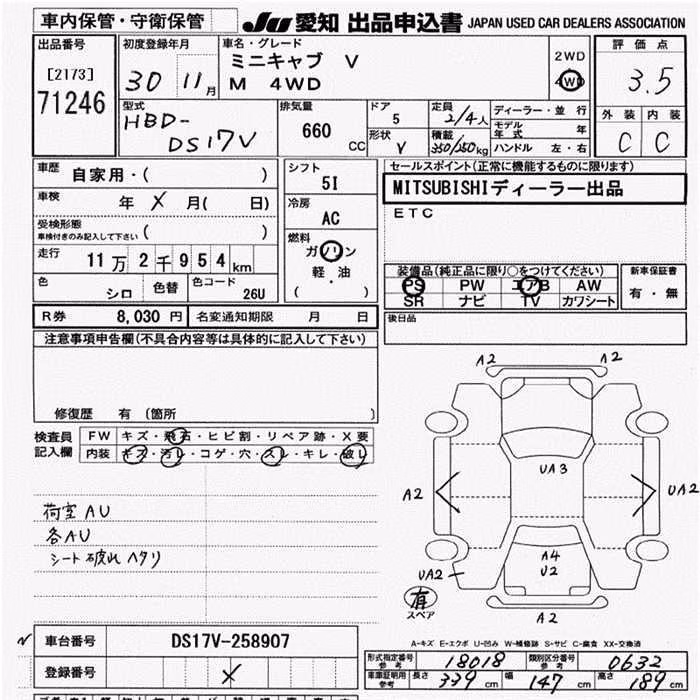 MITSUBISHI MINICAB