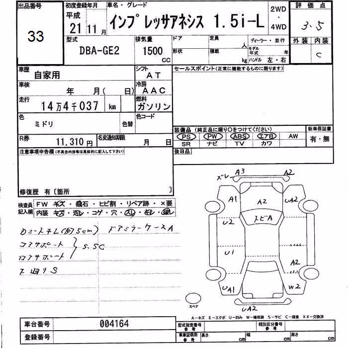 SUBARU IMPREZA