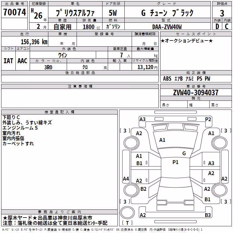 TOYOTA PRIUS ALPHA