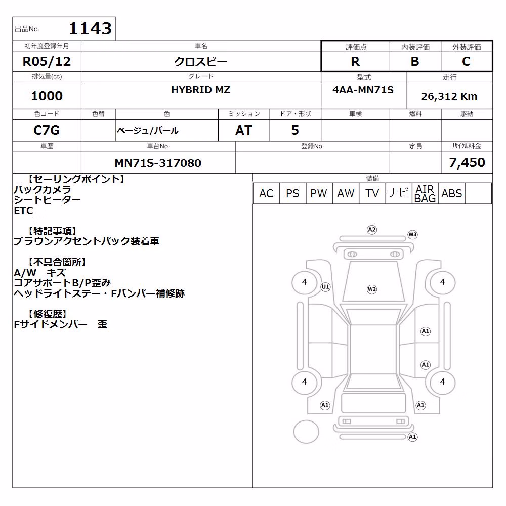 SUZUKI XBEE