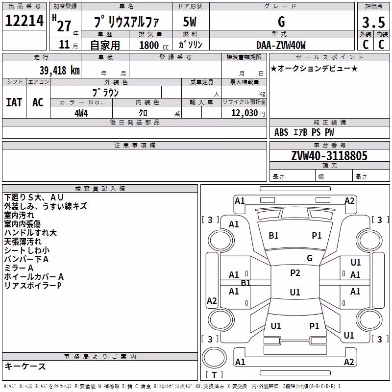 TOYOTA PRIUS ALPHA
