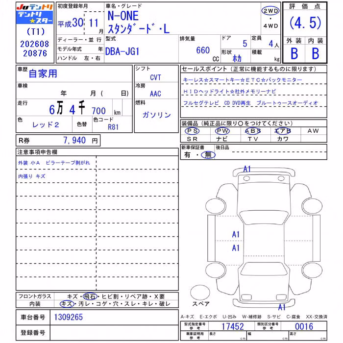 HONDA N-ONE
