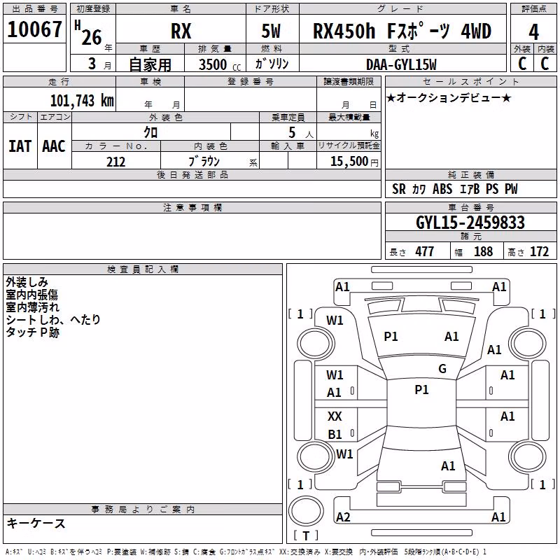 LEXUS RX450H