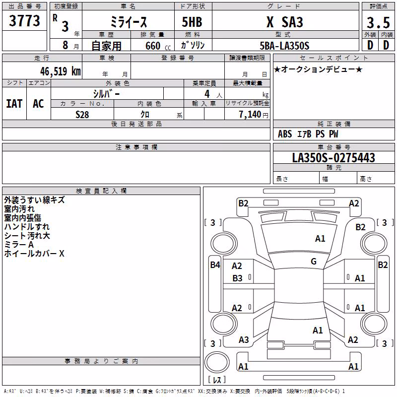 DAIHATSU MIRA E:S