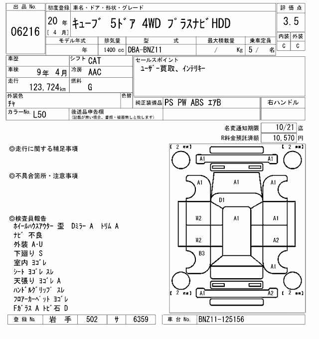 NISSAN CUBE