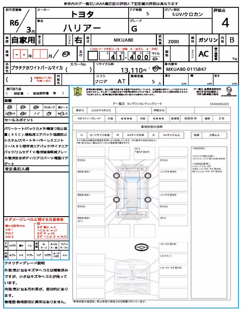 TOYOTA HARRIER
