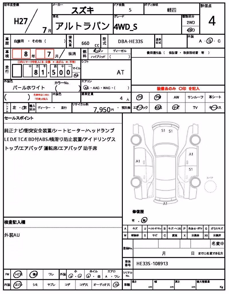 SUZUKI ALTO LAPIN