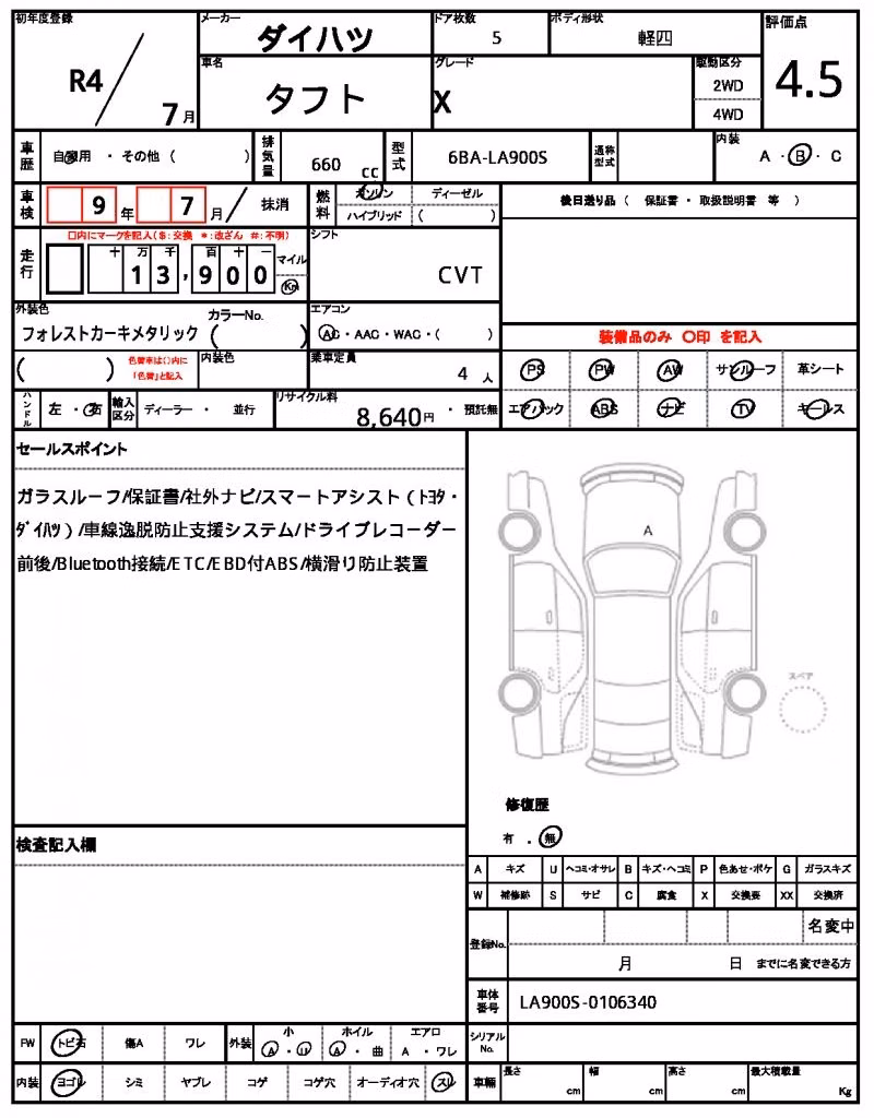 DAIHATSU TAFT