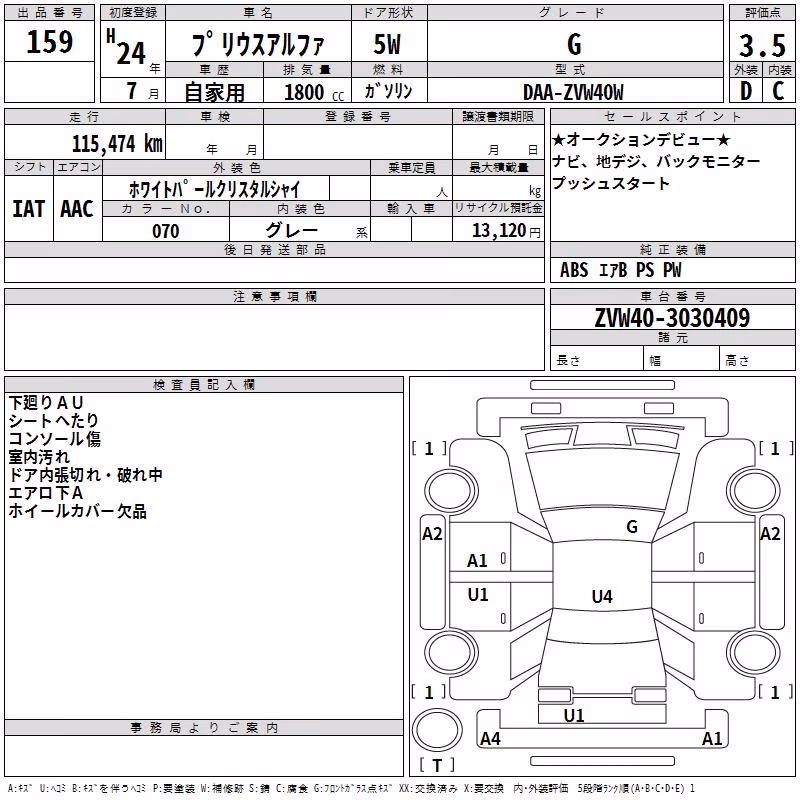 TOYOTA PRIUS ALPHA