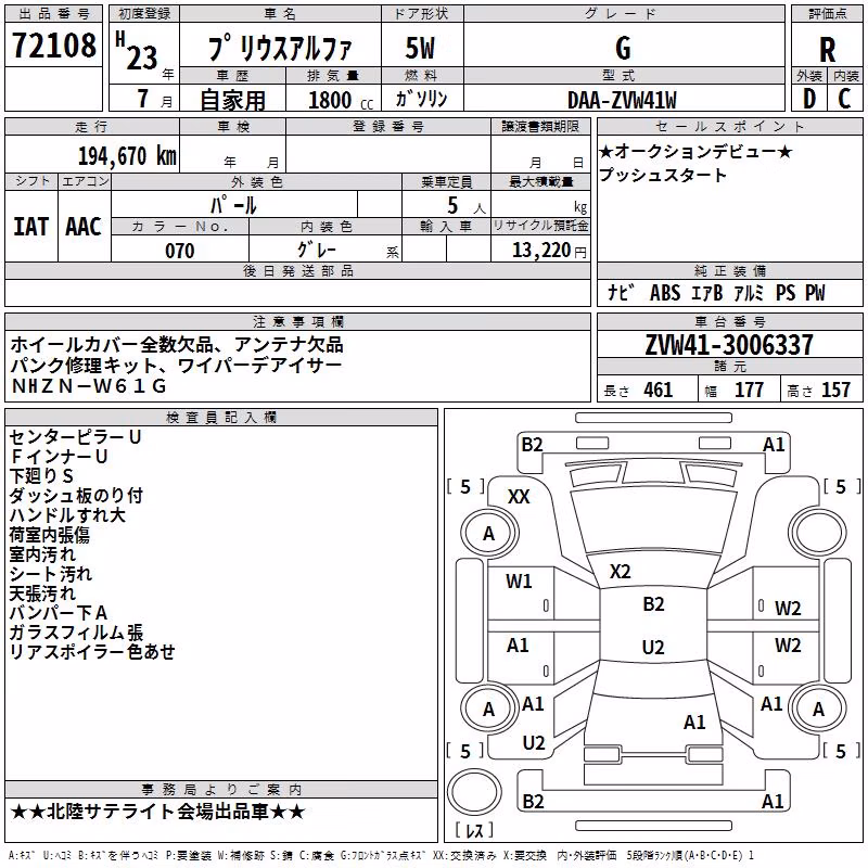 TOYOTA PRIUS ALPHA