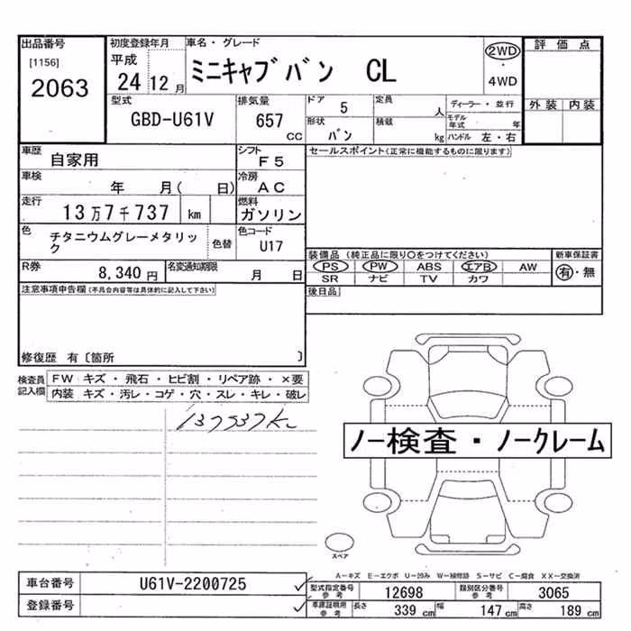 MITSUBISHI MINICAB