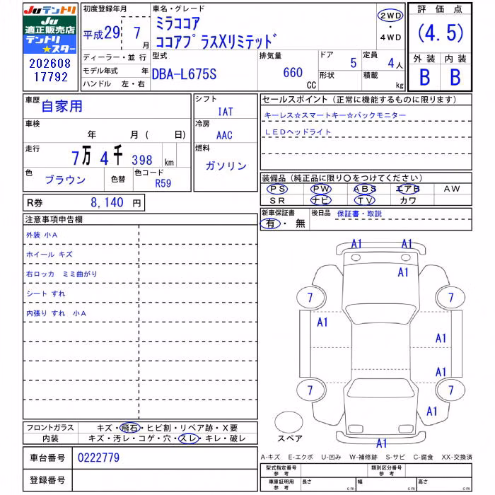 DAIHATSU MIRA COCOA