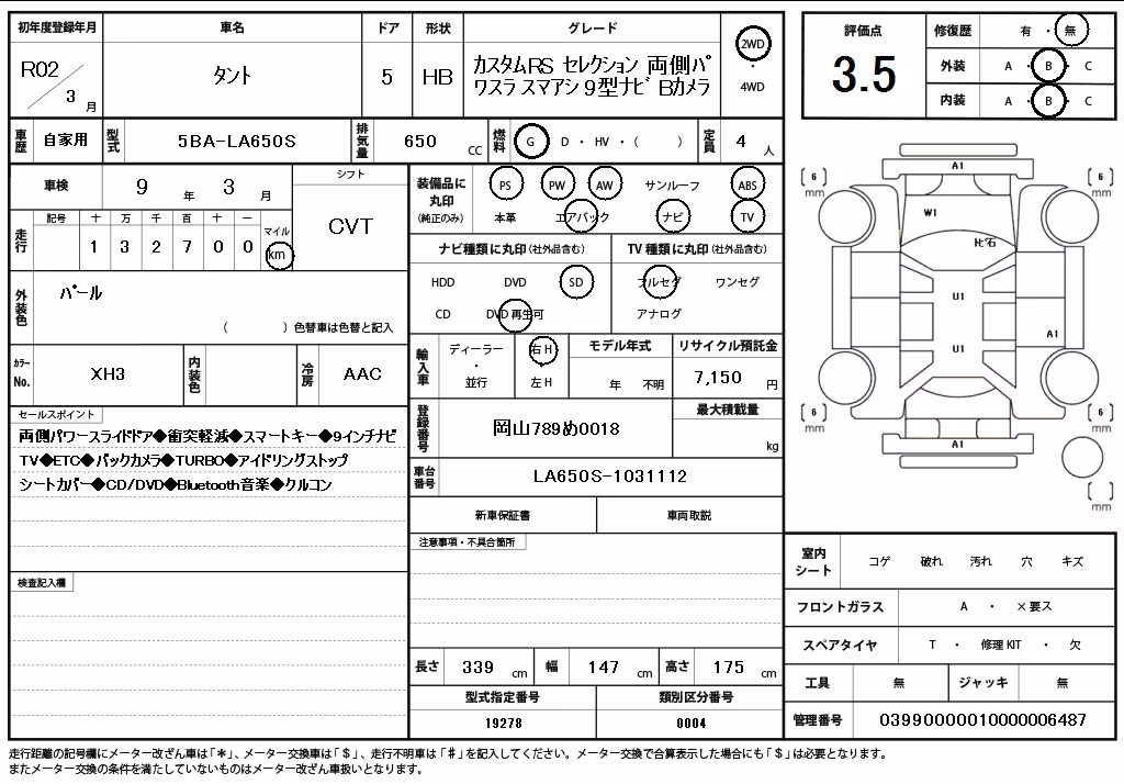 DAIHATSU TANTO