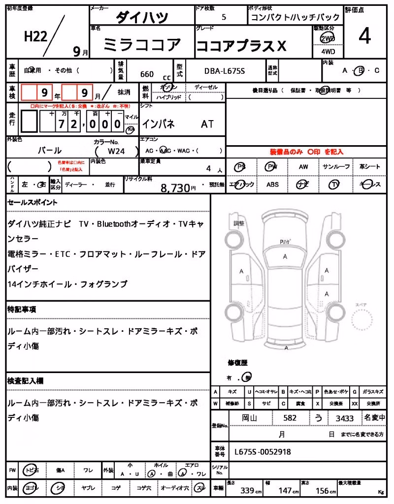 DAIHATSU MIRA COCOA