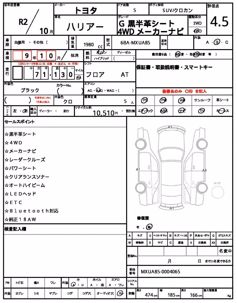 TOYOTA HARRIER