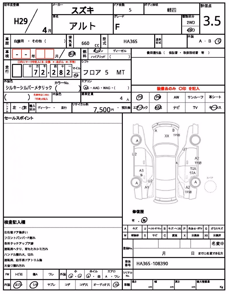 SUZUKI ALTO