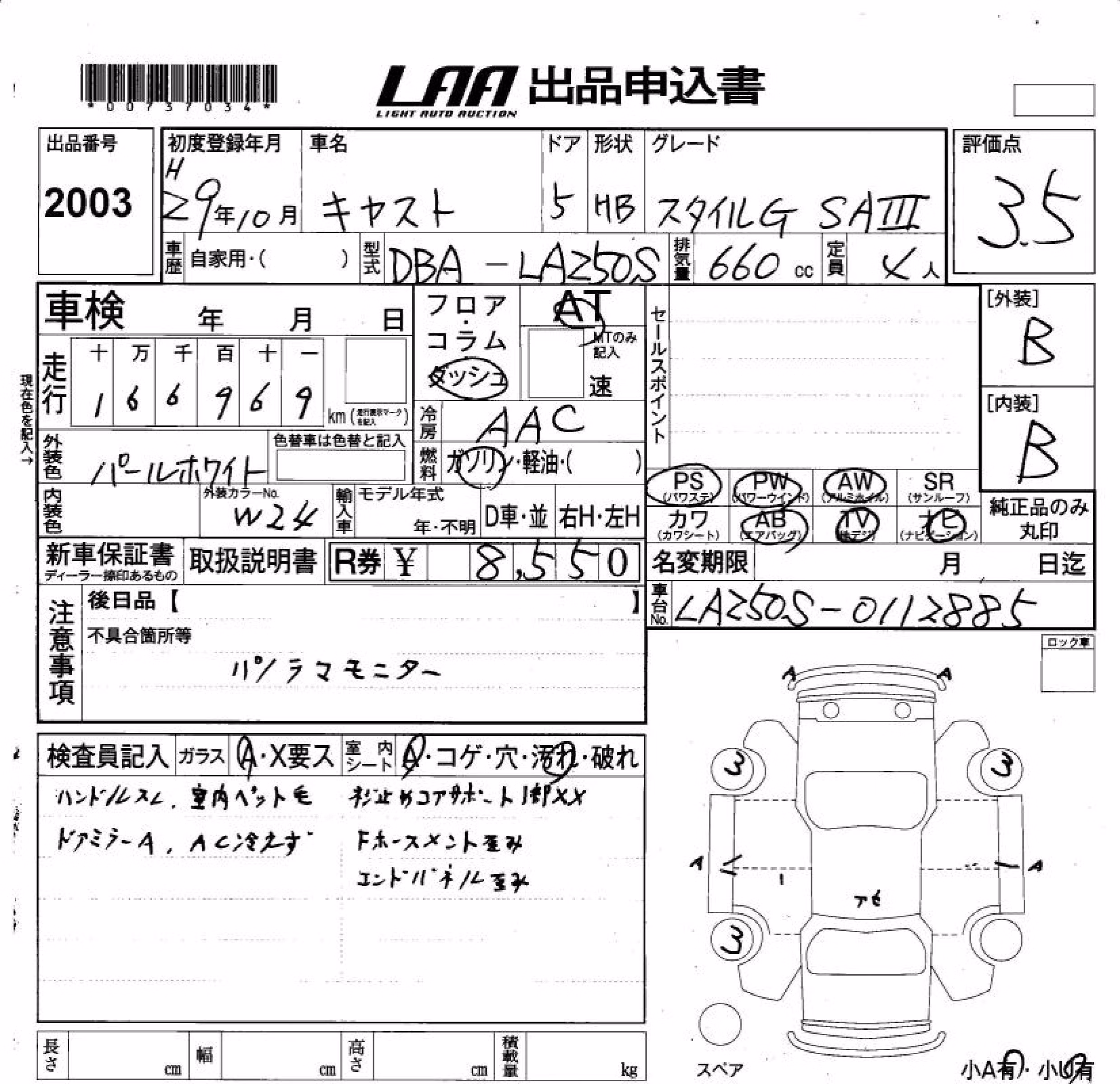 DAIHATSU CAST
