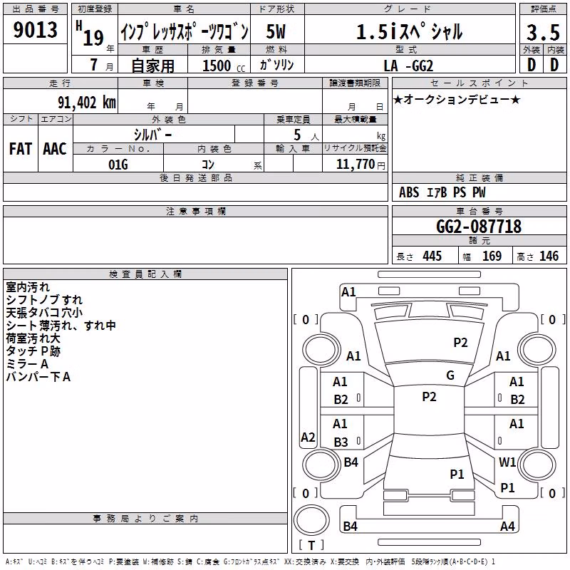SUBARU IMPREZA
