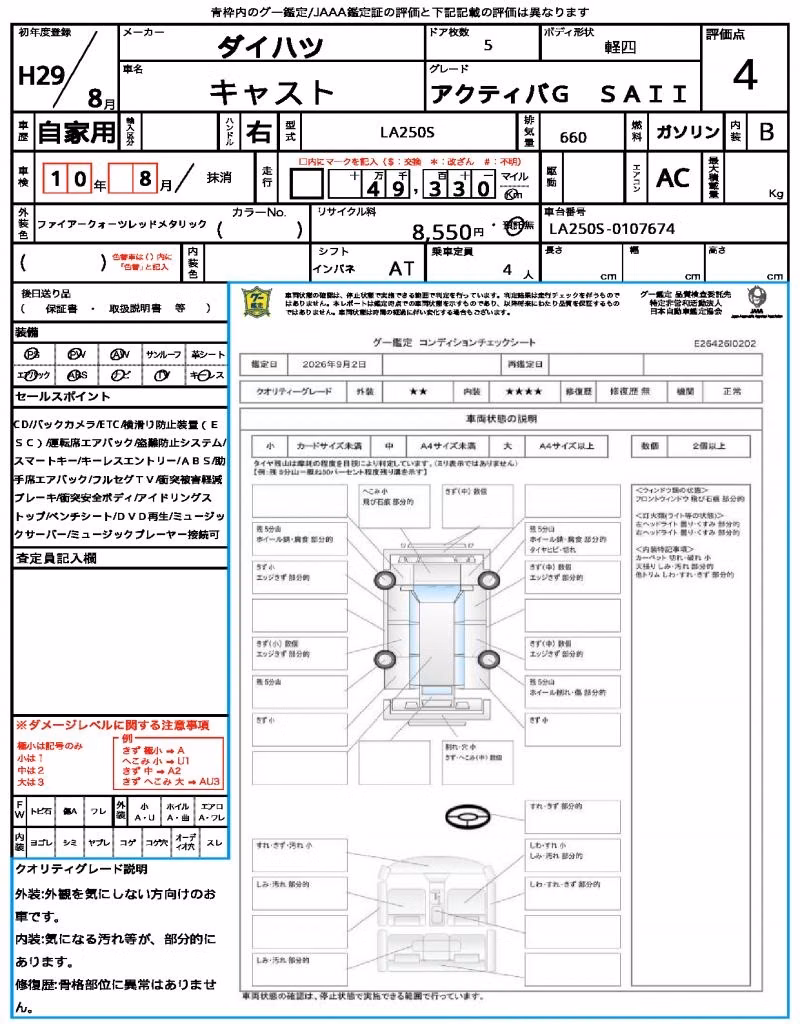 DAIHATSU CAST