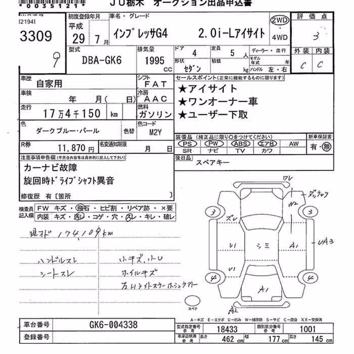SUBARU IMPREZA
