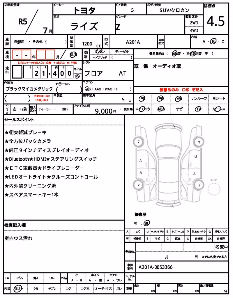 TOYOTA RAIZE