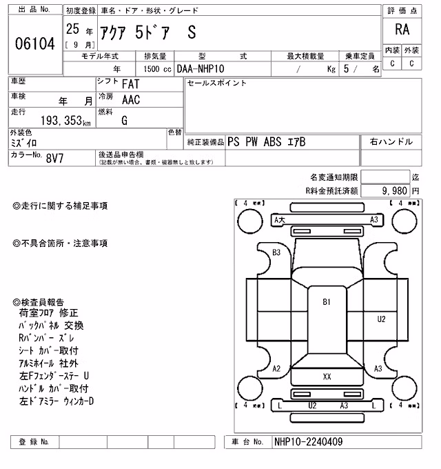 TOYOTA AQUA