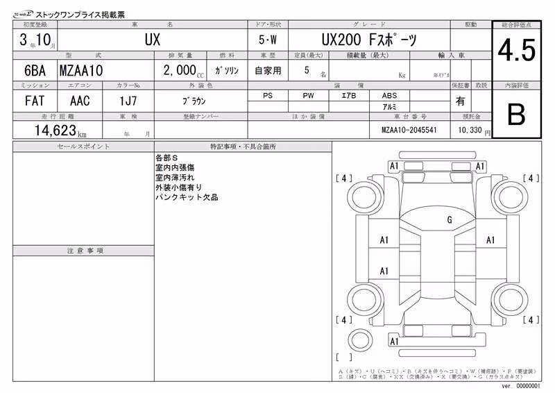 LEXUS UX200