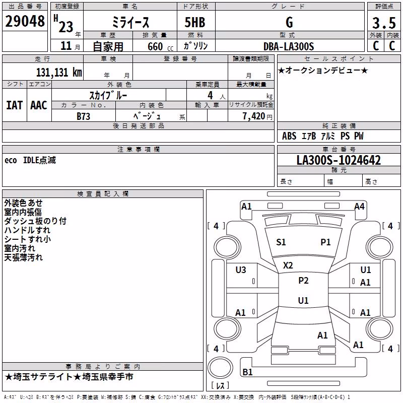 DAIHATSU MIRA E:S