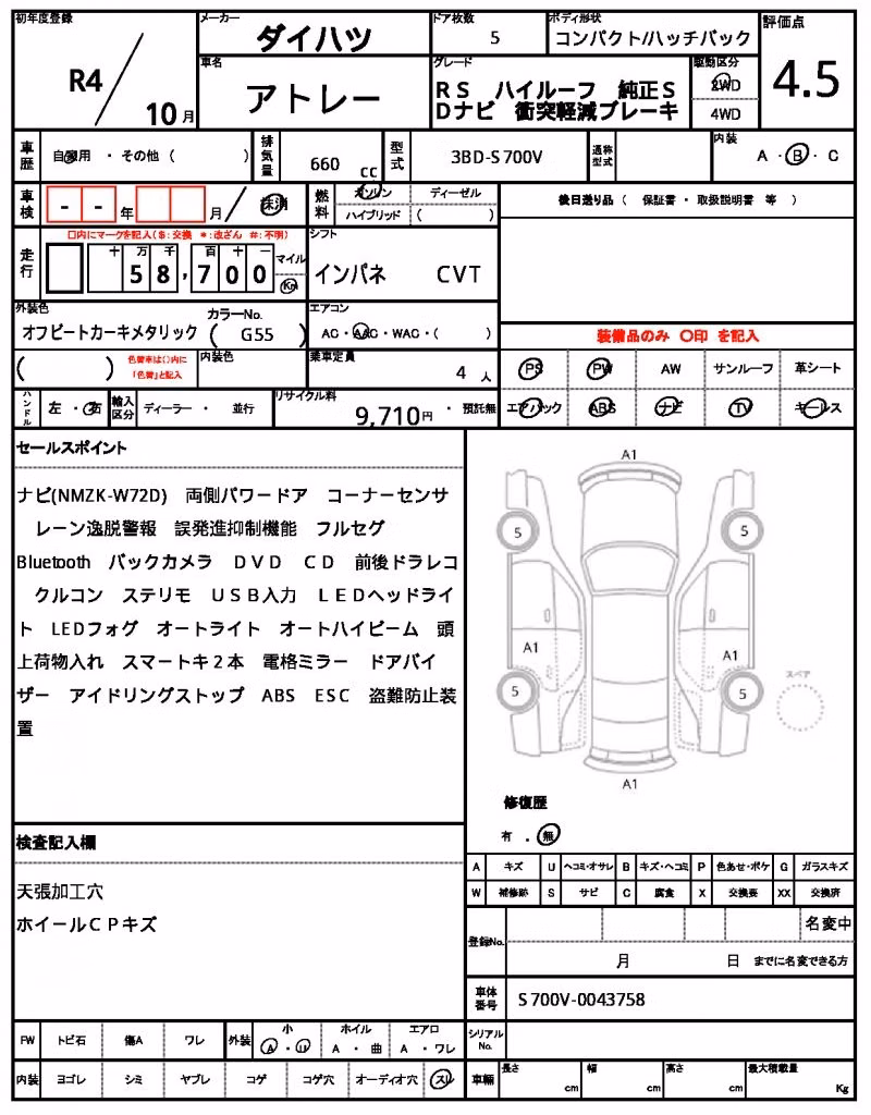 DAIHATSU ATRAI