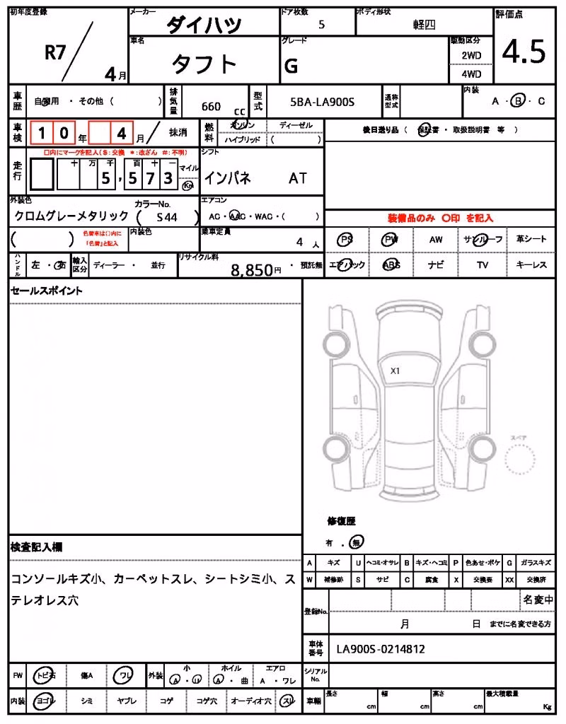 DAIHATSU TAFT
