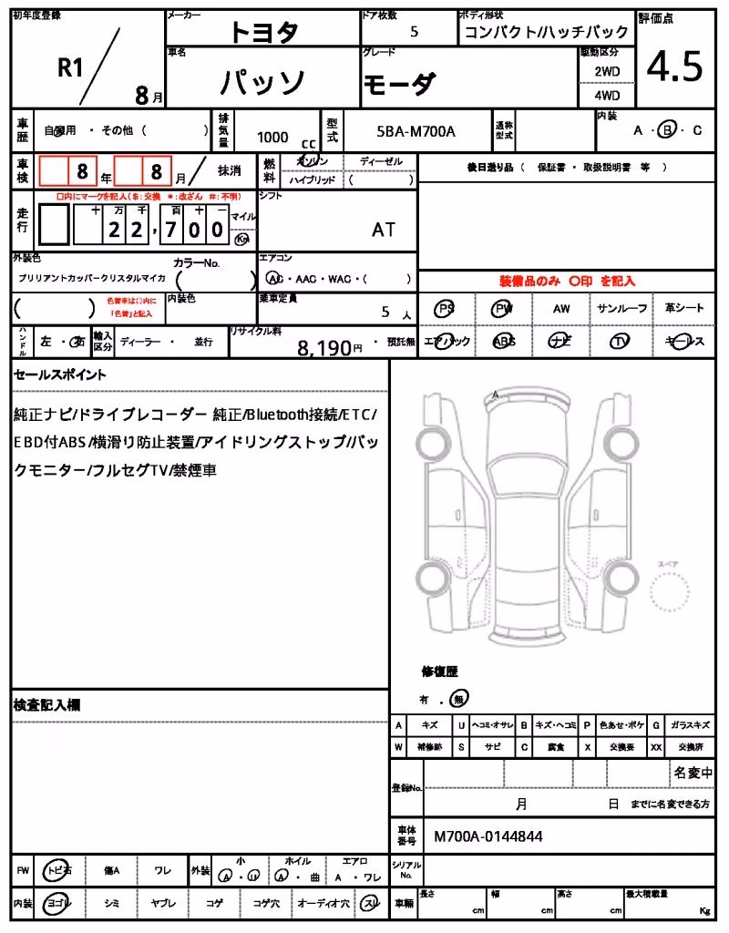 TOYOTA PASSO