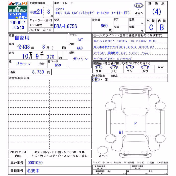 DAIHATSU MIRA COCOA