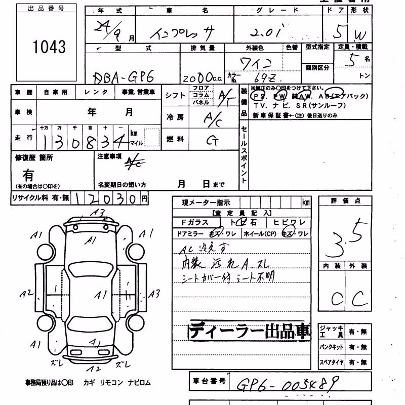 SUBARU IMPREZA