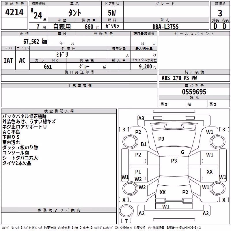 DAIHATSU TANTO