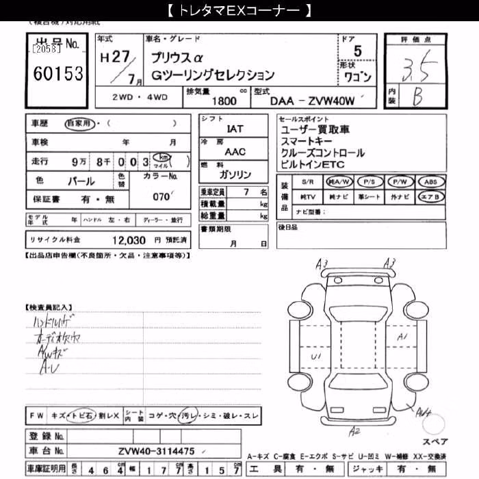 TOYOTA PRIUS ALPHA