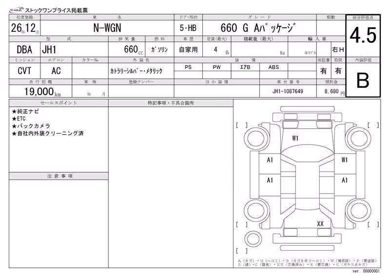 HONDA N-WGN