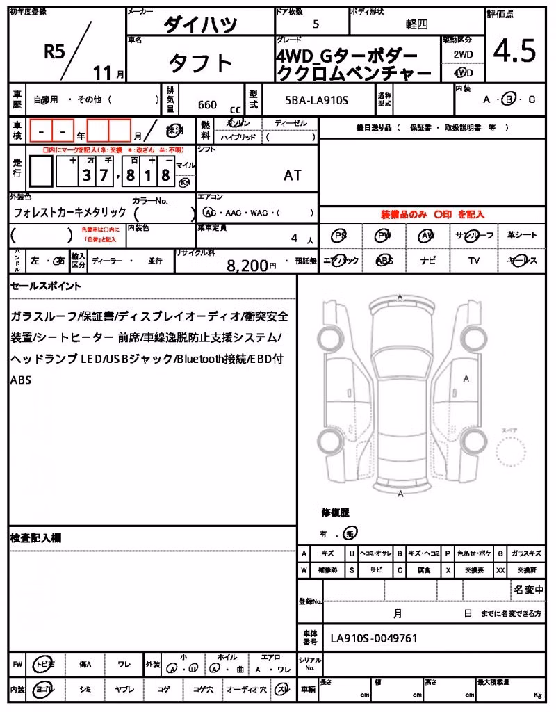 DAIHATSU TAFT