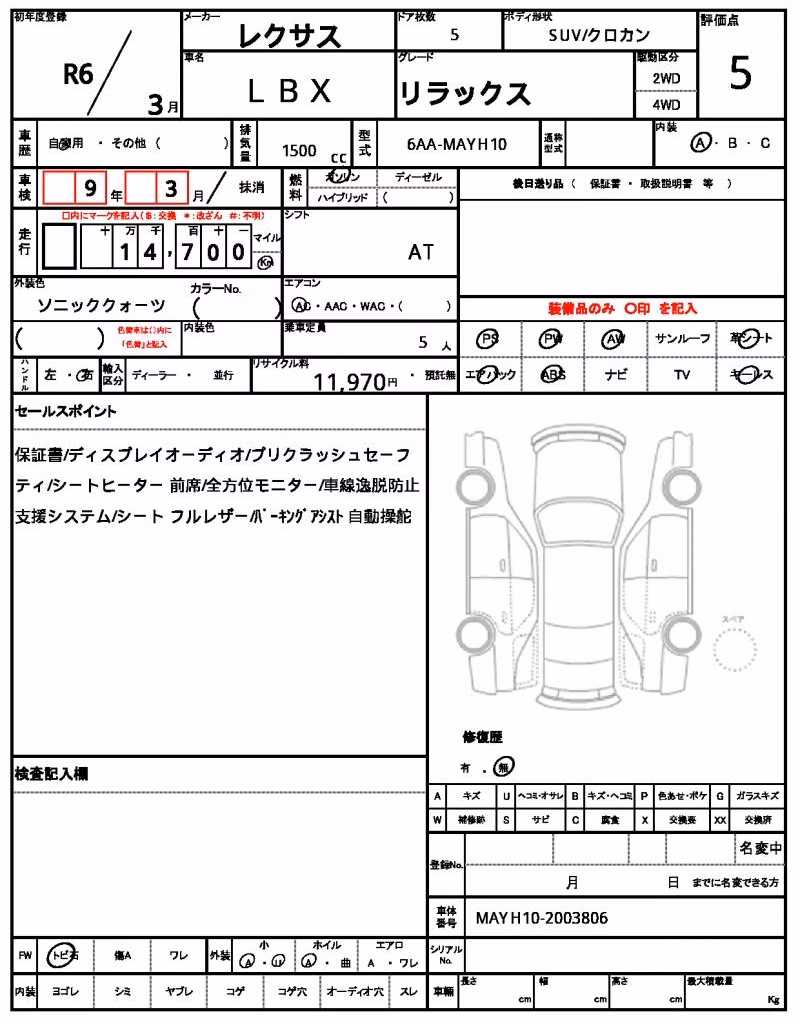 LEXUS LBX