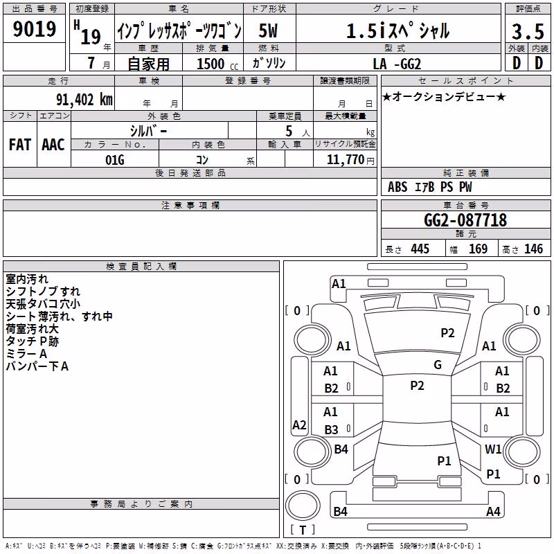 SUBARU IMPREZA