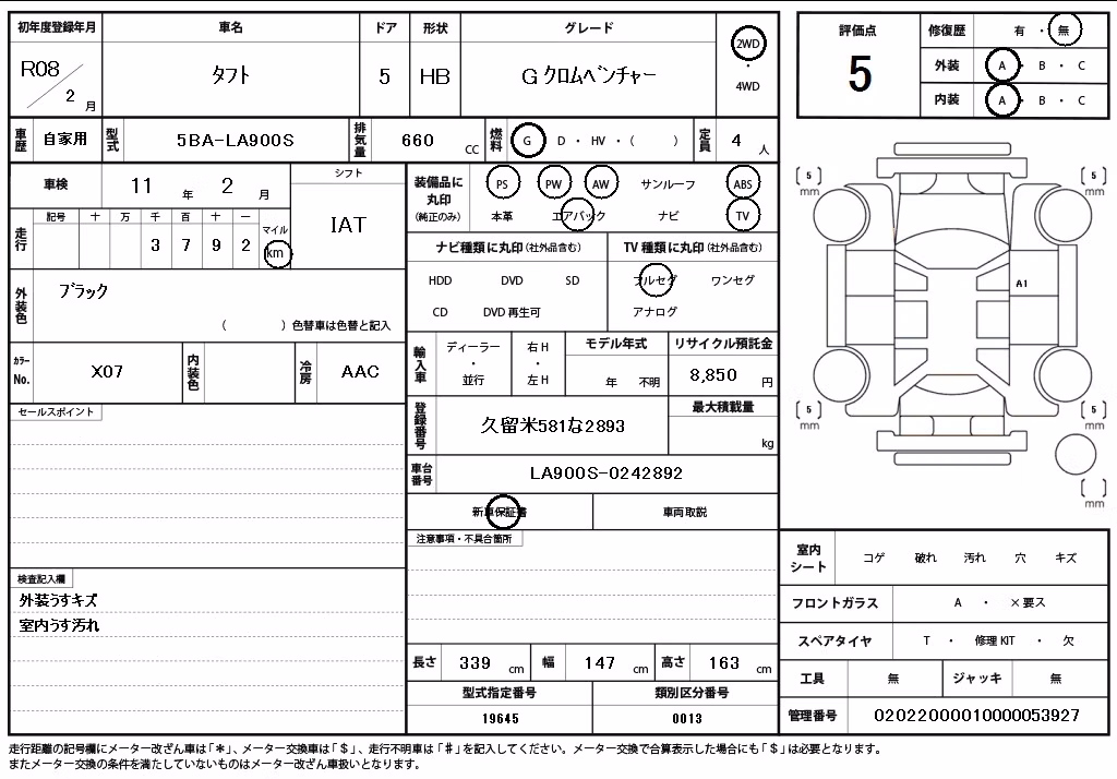 DAIHATSU TAFT