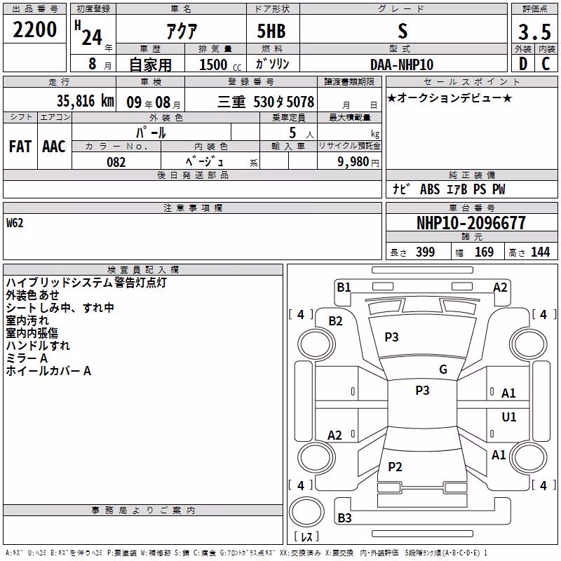 TOYOTA AQUA